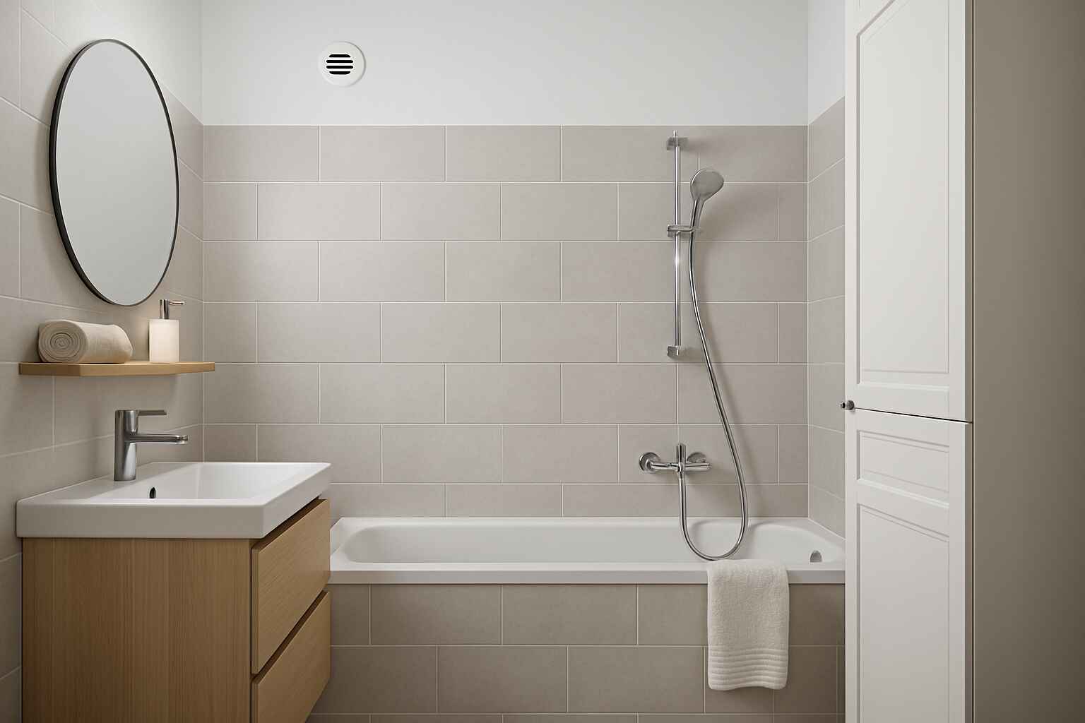 Salle de bain moderne et élégante