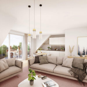 T4 dans quartier résidentiel