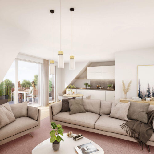 T4 dans quartier résidentiel